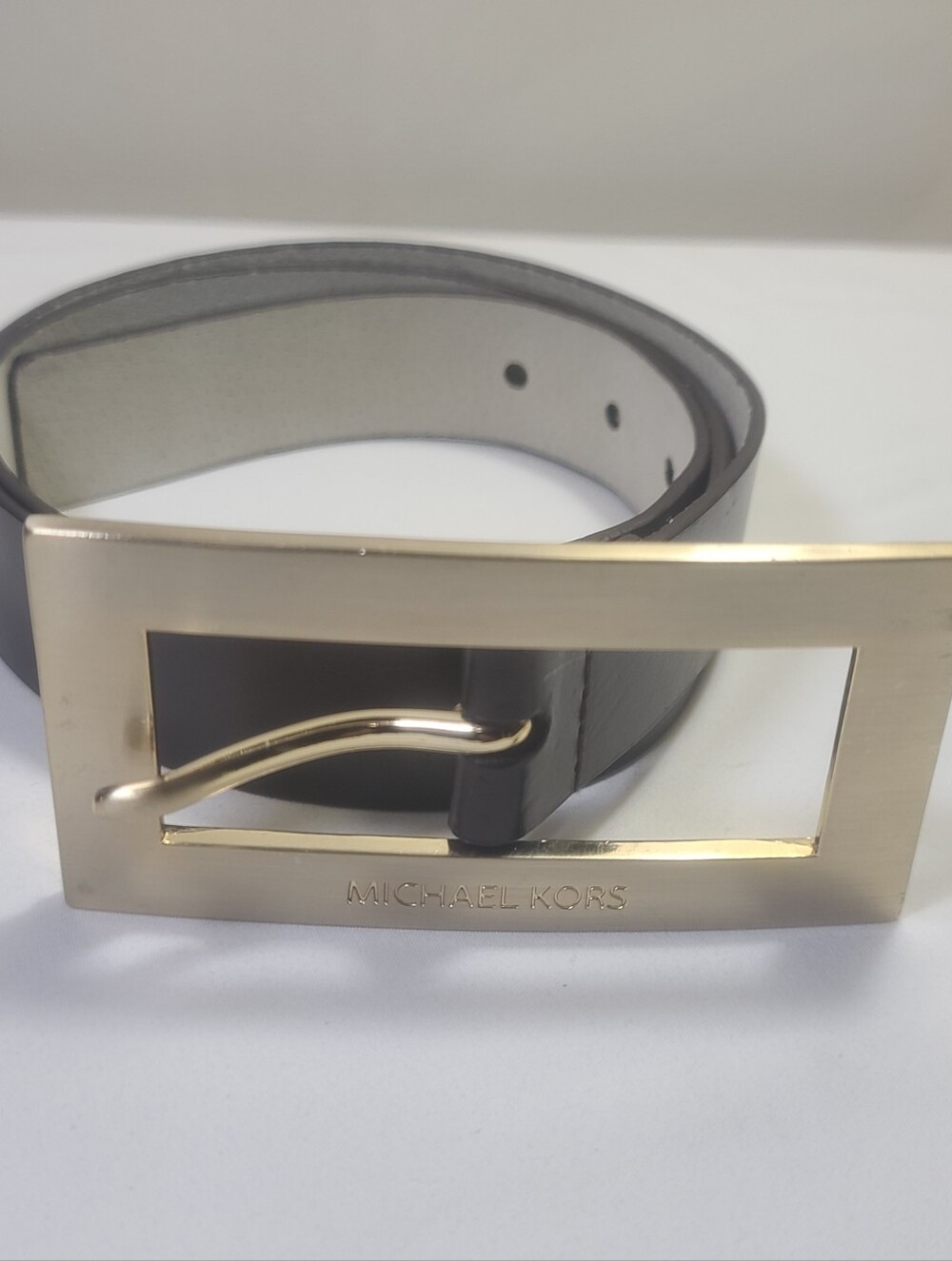 Michael Kors Men's Belt Buckle Genuine Leather Size Large